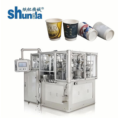 کیفیت آب میوه ایمنی / قهوه / بستنی لیوان کاغذی تولید ماشین 135-450GRAM کارخانه