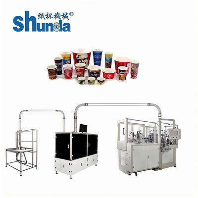 کیفیت ماشین آلات اتوماتیک تولید لیوان های کاغذی قهوه چای یخ ساز کارخانه