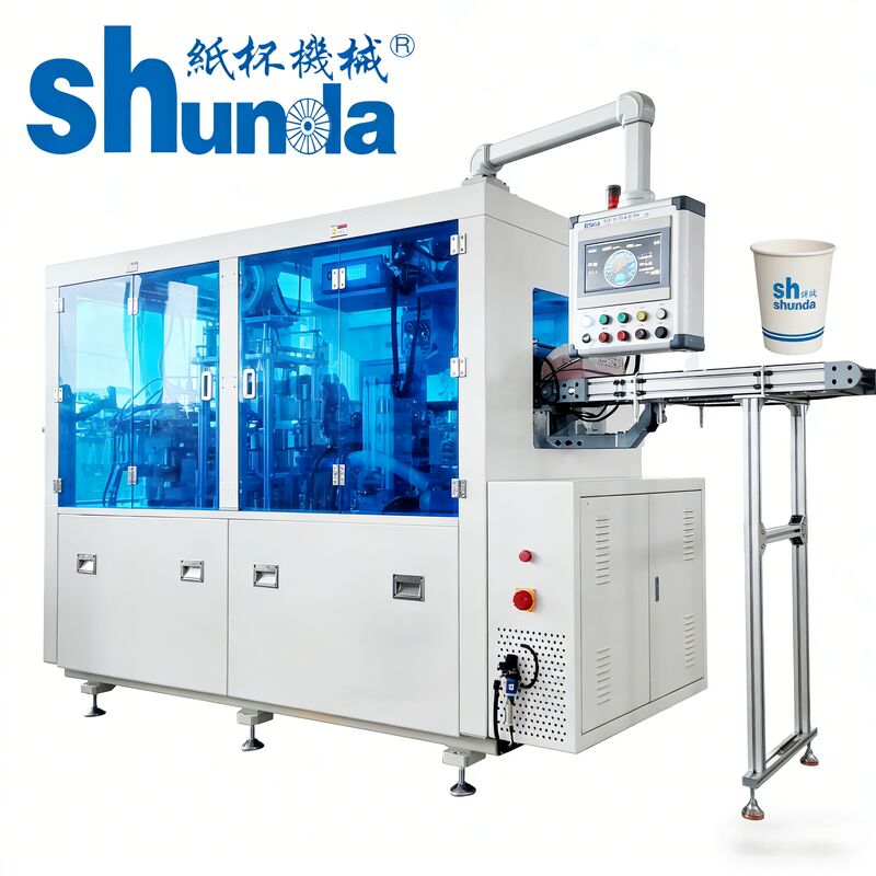 PE Coated Paper Cup Making Machine Single Double Wall Cup Forming Machine OEM