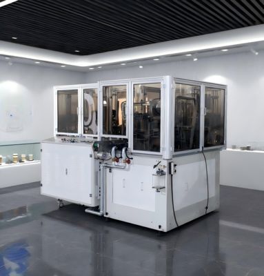 تنها / دو PE یکبار مصرف جام حرارت ماشین 100 عدد / دقیقه